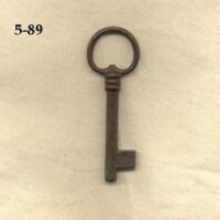 Biedermeier-Antik-Schlüssel